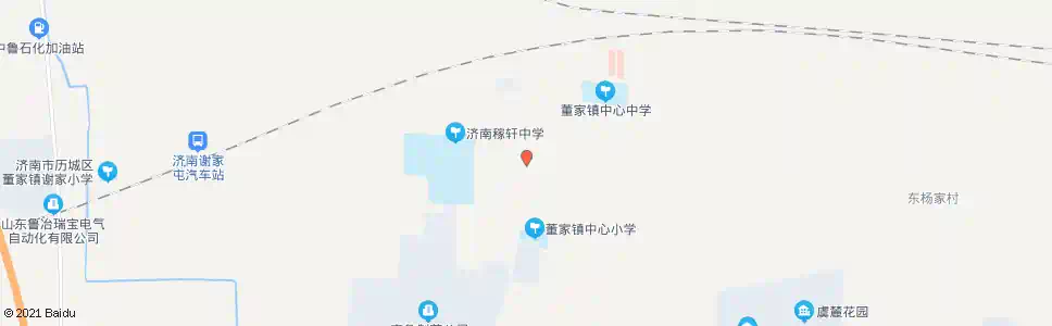 济南董家村南_公交站地图_济南公交_妙搜公交查询2025