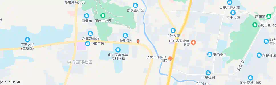 济南山景园小区_公交站地图_济南公交_妙搜公交查询2025