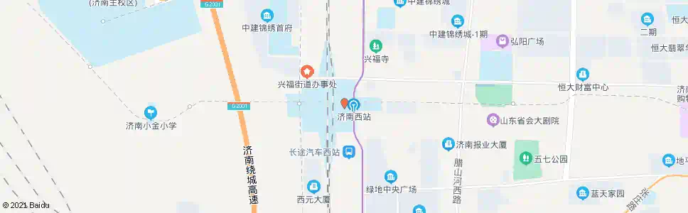 济南西大郭_公交站地图_济南公交_妙搜公交查询2025