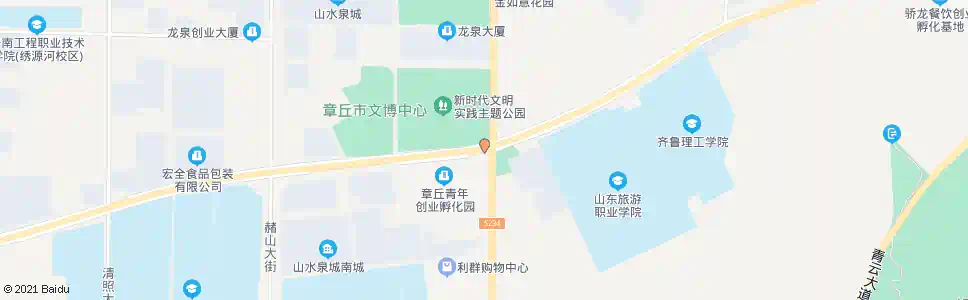 济南双山大街南口_公交站地图_济南公交_妙搜公交查询2025