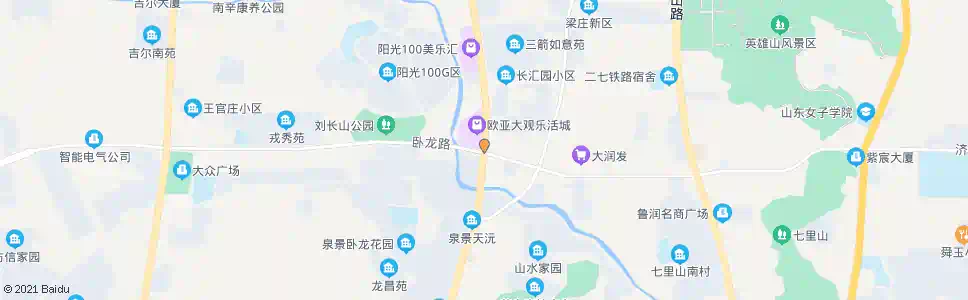 济南鸿园小区_公交站地图_济南公交_妙搜公交查询2025