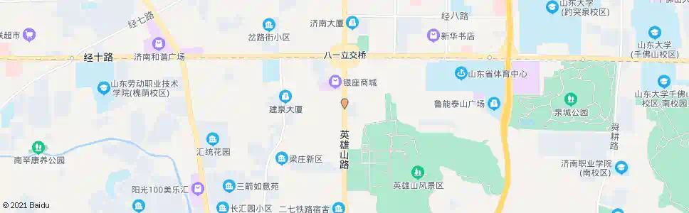 济南八一立交桥南_公交站地图_济南公交_妙搜公交查询2025