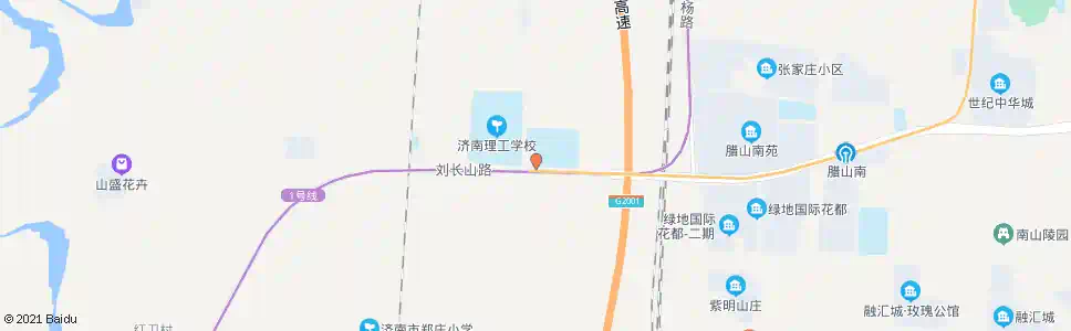 济南山东联通培训中心_公交站地图_济南公交_妙搜公交查询2025