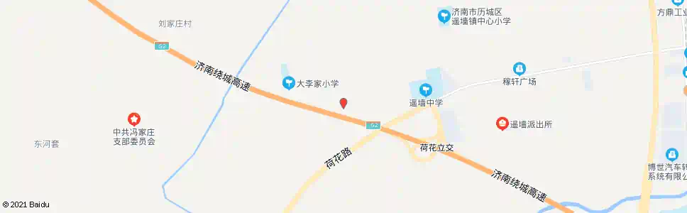 济南大李家_公交站地图_济南公交_妙搜公交查询2025