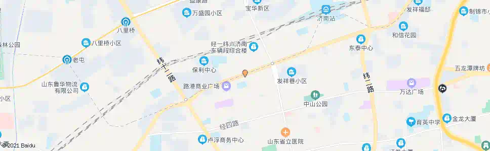 济南经八纬一_公交站地图_济南公交_妙搜公交查询2025