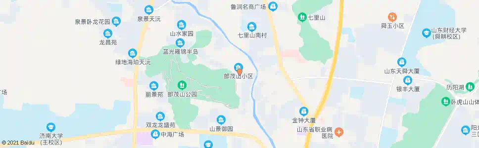 济南郎茂山小区_公交站地图_济南公交_妙搜公交查询2025