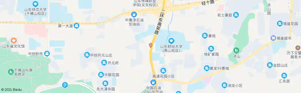 济南山财大燕山小区_公交站地图_济南公交_妙搜公交查询2025
