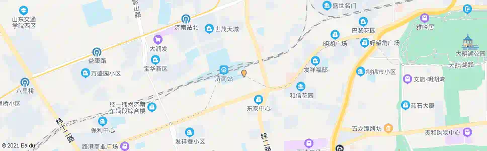济南站前路南口_公交站地图_济南公交_妙搜公交查询2025