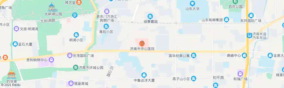 济南中心医院_公交站地图_济南公交_妙搜公交查询2025