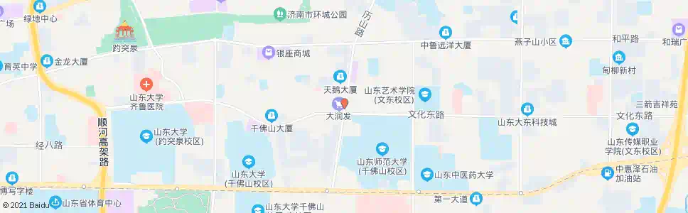 济南文化东路西口_公交站地图_济南公交_妙搜公交查询2025