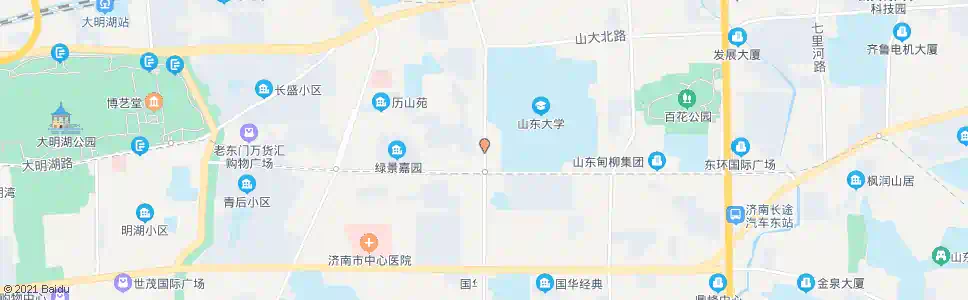 济南山大路山大南路_公交站地图_济南公交_妙搜公交查询2025