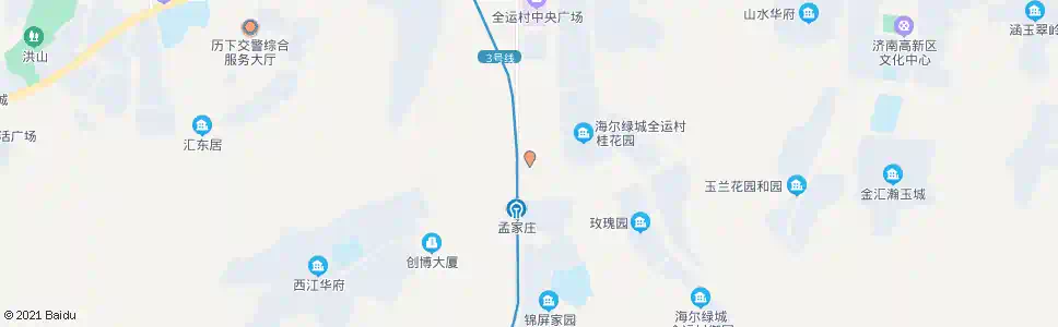 济南全运媒体村_公交站地图_济南公交_妙搜公交查询2025
