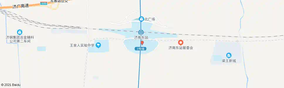 济南东王_公交站地图_济南公交_妙搜公交查询2025