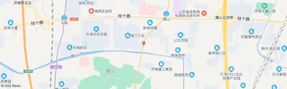 济南明星小区南_公交站地图_济南公交_妙搜公交查询2025