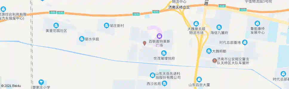 济南海那城_公交站地图_济南公交_妙搜公交查询2025