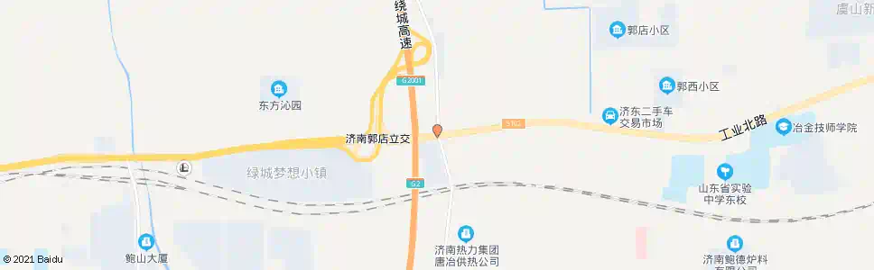 济南机场路102省道_公交站地图_济南公交_妙搜公交查询2025