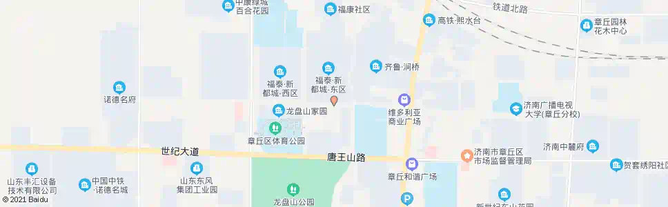 济南福泰小区_公交站地图_济南公交_妙搜公交查询2025
