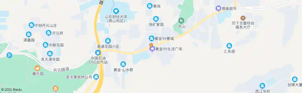 济南荆山_公交站地图_济南公交_妙搜公交查询2025