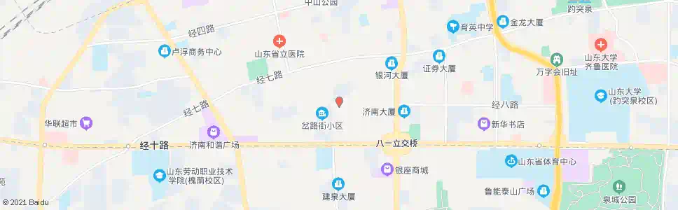 济南岔路街_公交站地图_济南公交_妙搜公交查询2025