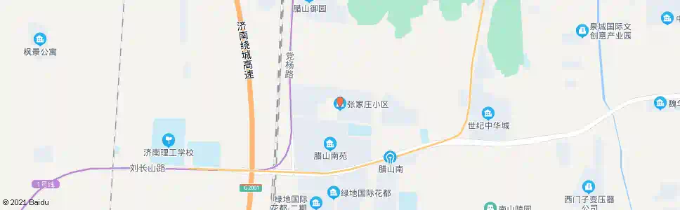 济南张家庄小区_公交站地图_济南公交_妙搜公交查询2025