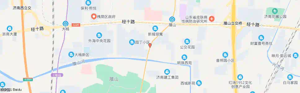 济南腊山北路_公交站地图_济南公交_妙搜公交查询2025