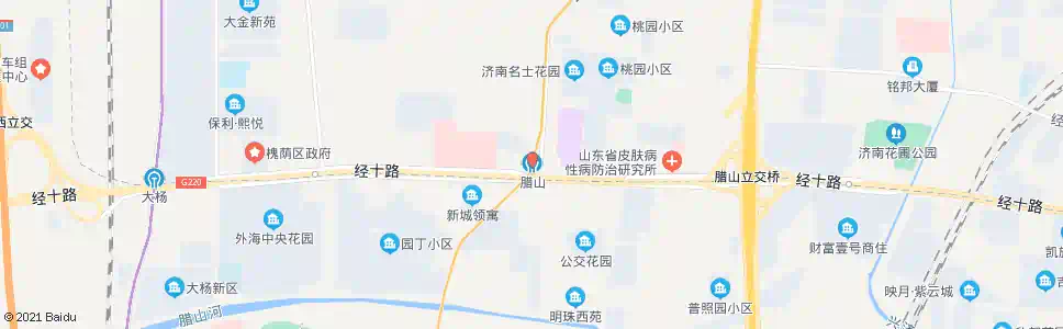 济南腊山路_公交站地图_济南公交_妙搜公交查询2025