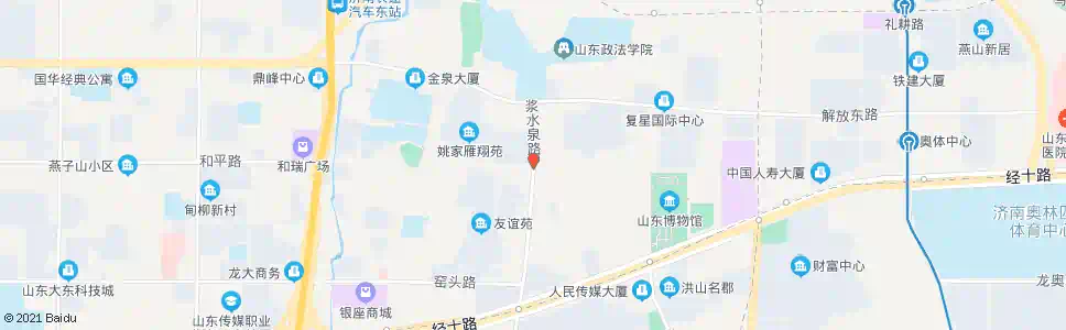 济南姚家小区_公交站地图_济南公交_妙搜公交查询2025