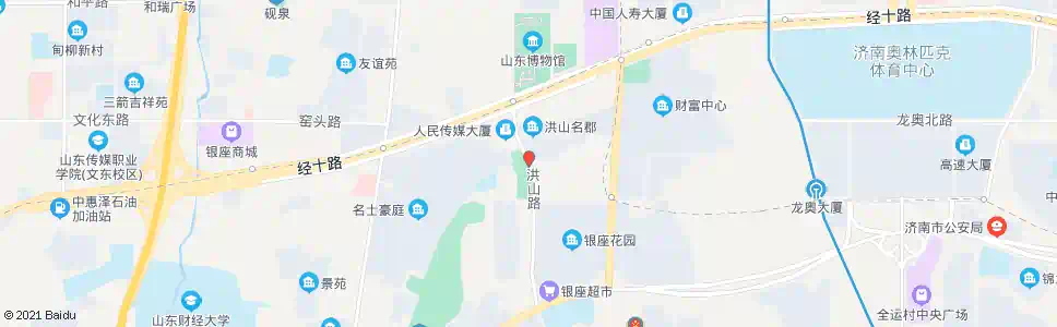 济南凤山路北口_公交站地图_济南公交_妙搜公交查询2025