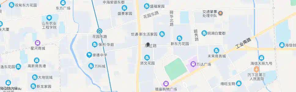 济南贤文小区_公交站地图_济南公交_妙搜公交查询2025