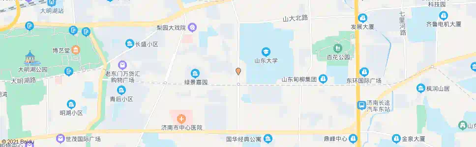 济南山大南路山大路_公交站地图_济南公交_妙搜公交查询2025