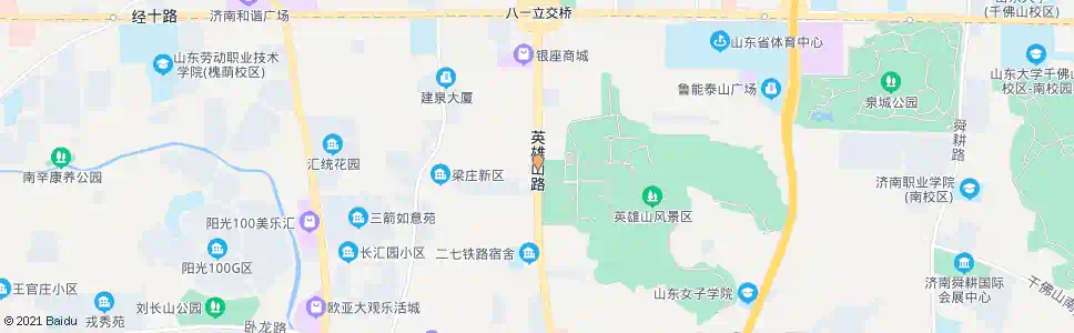 济南英雄山_公交站地图_济南公交_妙搜公交查询2025