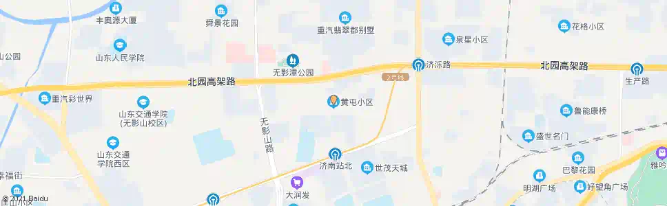济南黄屯小区_公交站地图_济南公交_妙搜公交查询2025