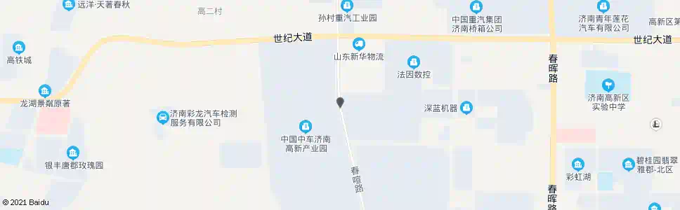 济南春暄路_公交站地图_济南公交_妙搜公交查询2025
