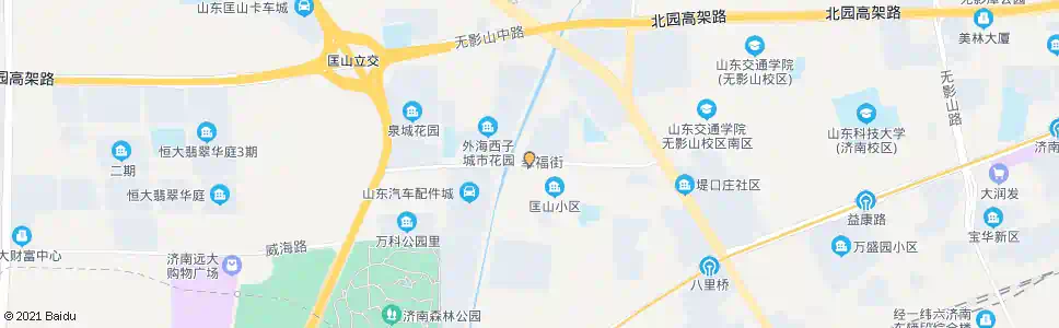 济南匡山小区西_公交站地图_济南公交_妙搜公交查询2025