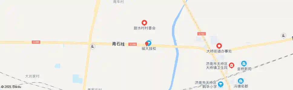 济南甜水新村_公交站地图_济南公交_妙搜公交查询2025