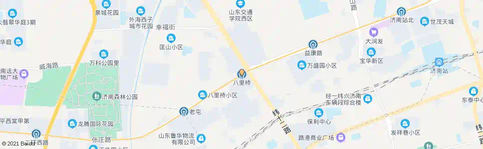 济南八里桥_公交站地图_济南公交_妙搜公交查询2025