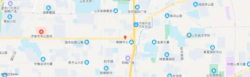 济南甸柳庄_公交站地图_济南公交_妙搜公交查询2025