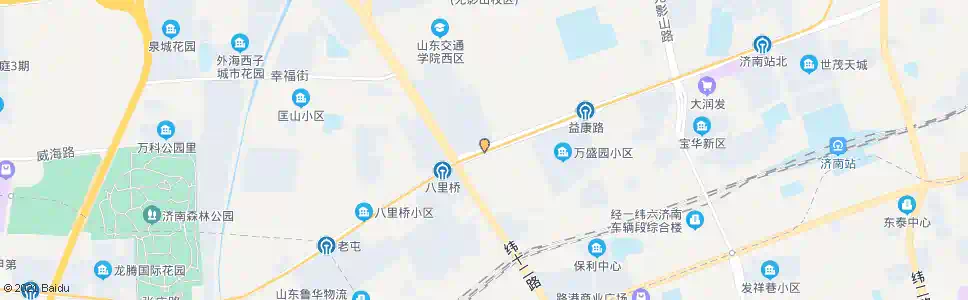 济南堤口路西口_公交站地图_济南公交_妙搜公交查询2025