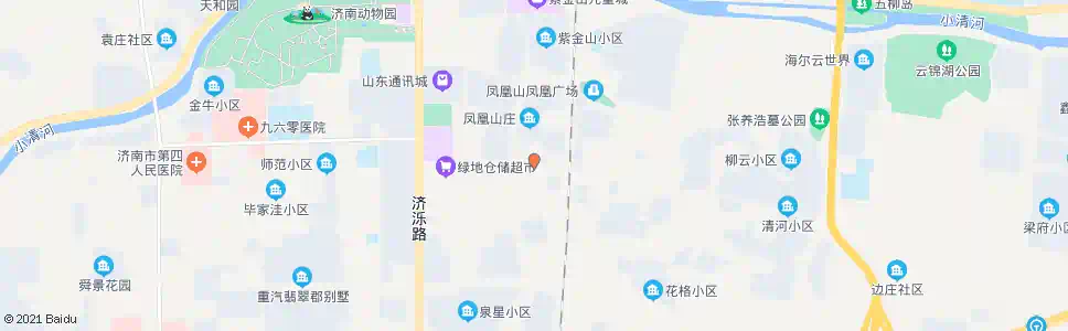 济南凤凰山_公交站地图_济南公交_妙搜公交查询2025