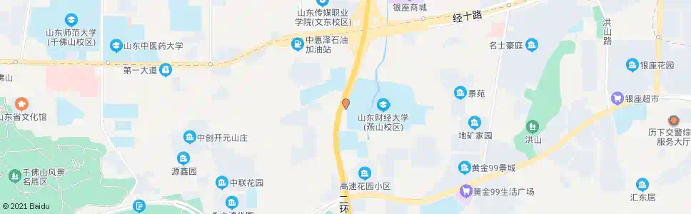 济南财经大学西门_公交站地图_济南公交_妙搜公交查询2025