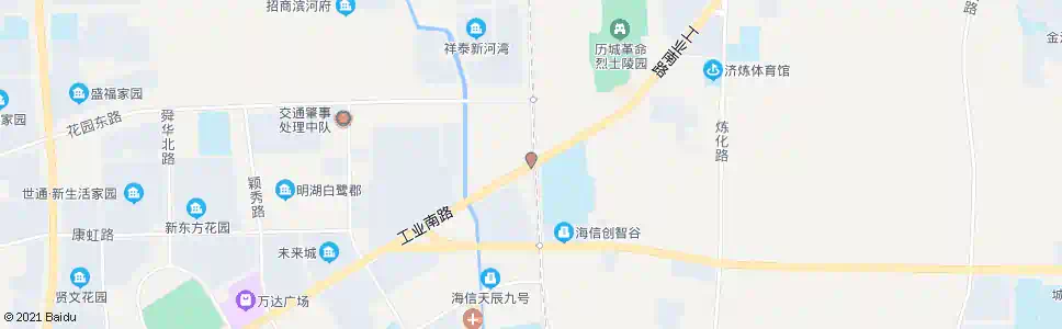 济南凤凰路(工业南路)_公交站地图_济南公交_妙搜公交查询2025