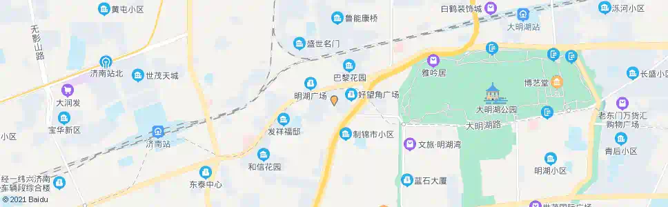 济南济安街_公交站地图_济南公交_妙搜公交查询2025