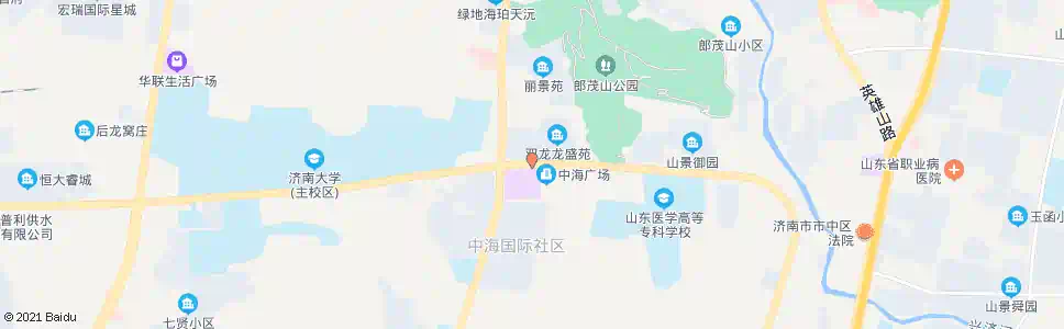 济南二环南路郎茂山路_公交站地图_济南公交_妙搜公交查询2025