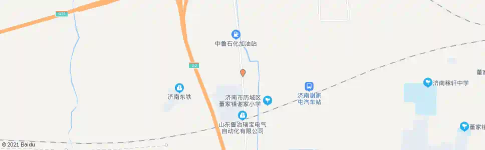 济南谢家屯西_公交站地图_济南公交_妙搜公交查询2025