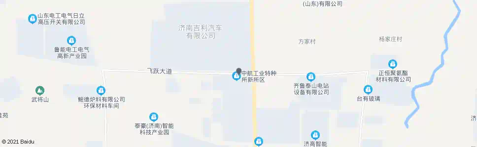 济南飞跃大道春晖路_公交站地图_济南公交_妙搜公交查询2025