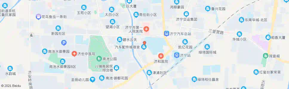 济宁博爱医院_公交站地图_济宁公交_妙搜公交查询2025
