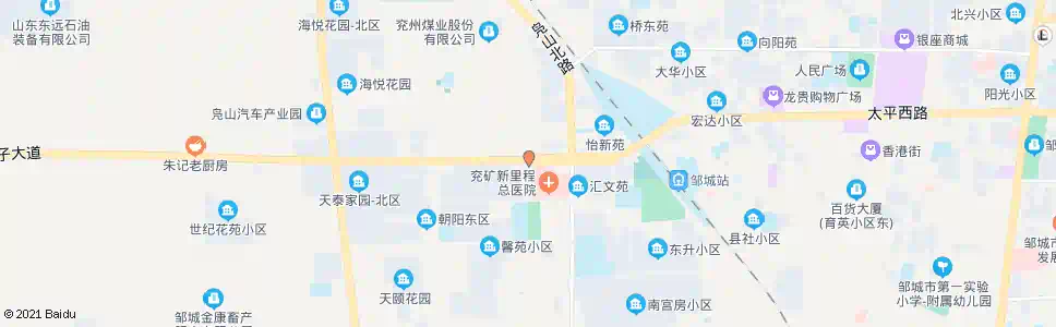 济宁兖矿总医院_公交站地图_济宁公交_妙搜公交查询2025