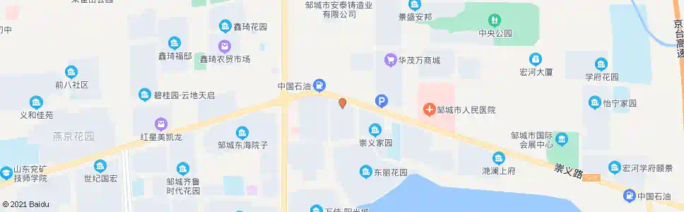 济宁崇义村_公交站地图_济宁公交_妙搜公交查询2025
