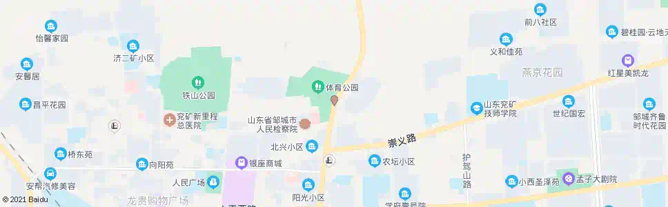 济宁体育广场_公交站地图_济宁公交_妙搜公交查询2025