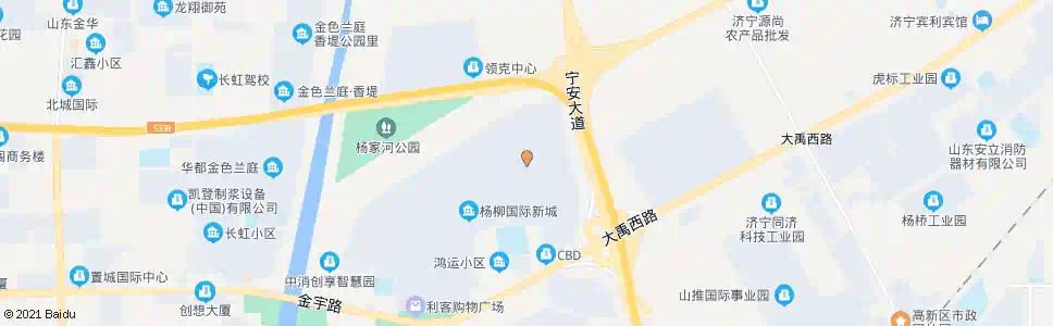 济宁杨柳国际新城广场_公交站地图_济宁公交_妙搜公交查询2025